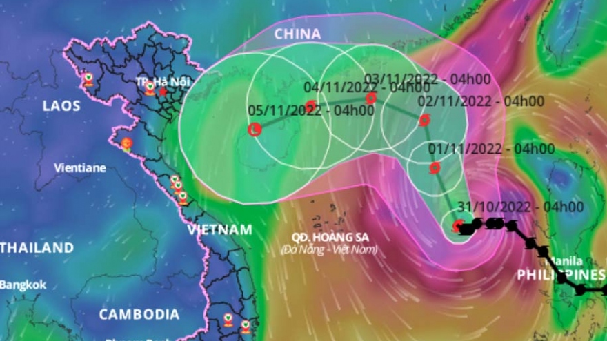 Storm Nalgae changes course, gains strength